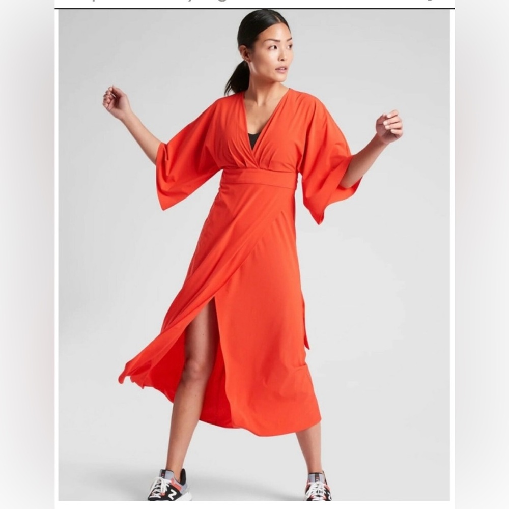 COPY - Brand New Athleta Wrap Dress Size XS. This dress has never been worn.